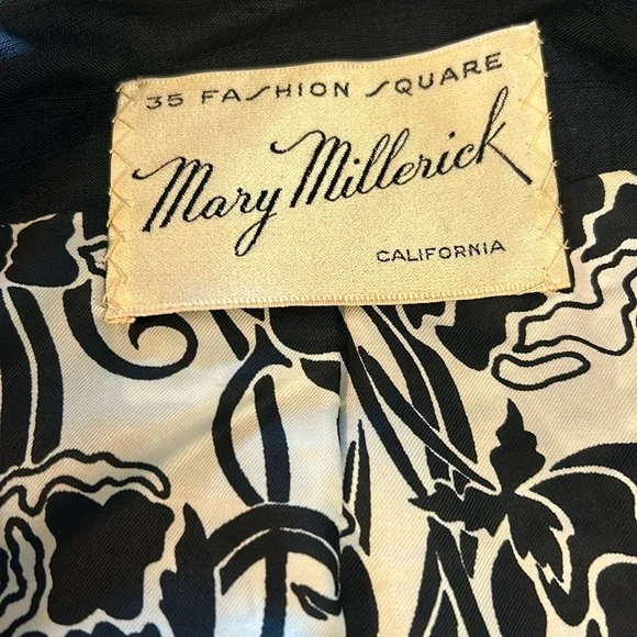 Vintage Mary Millerick California silk coat